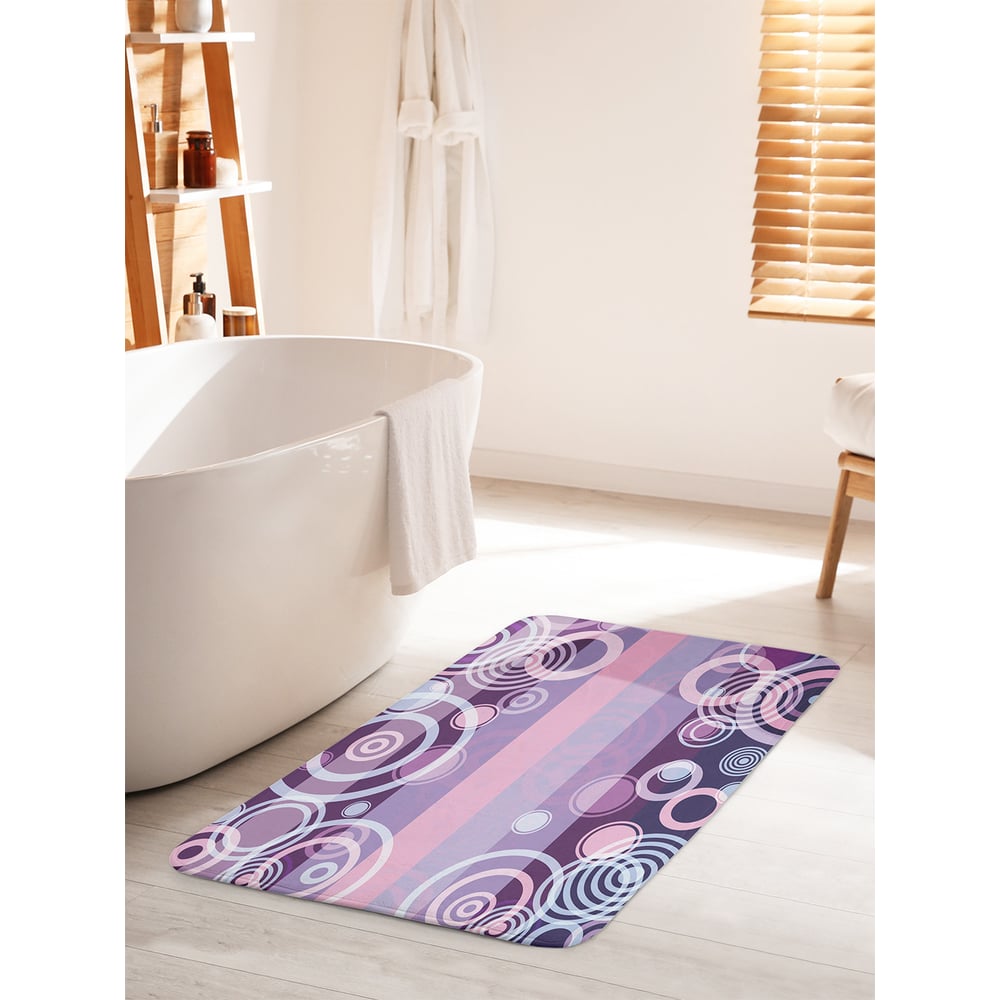 Изображение товара Противоскользящий коврик для ванной JOYARTY 60x100 см светло-розовый