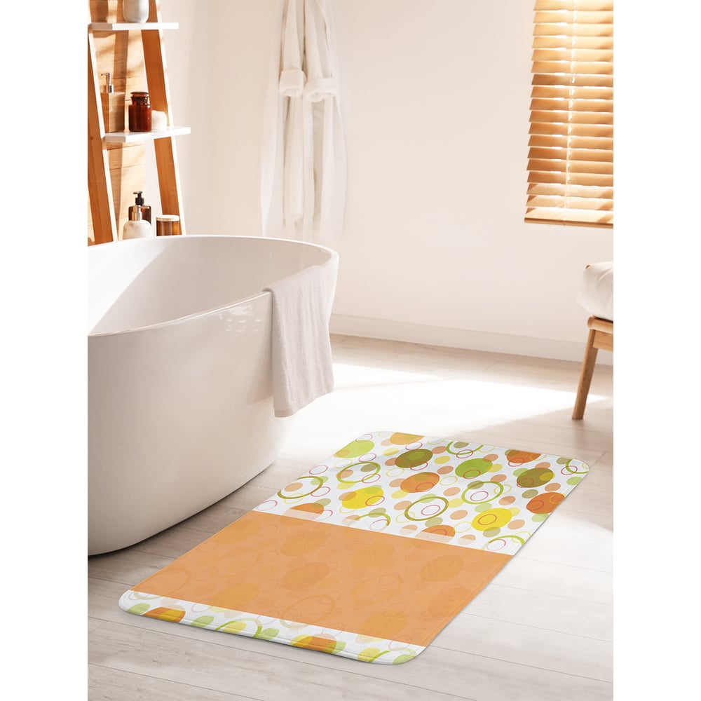 Изображение товара Коврик для ванной комнаты и туалета JOYARTY 60х100 см протиоскользящий