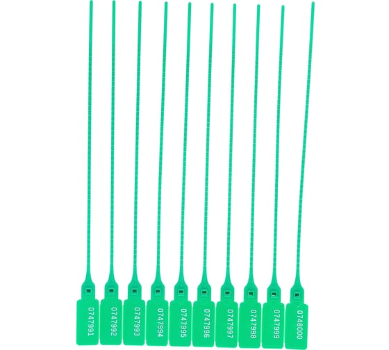 Изображение товара Контрольная пломба FORTISFLEX УП-255 зеленый 55863