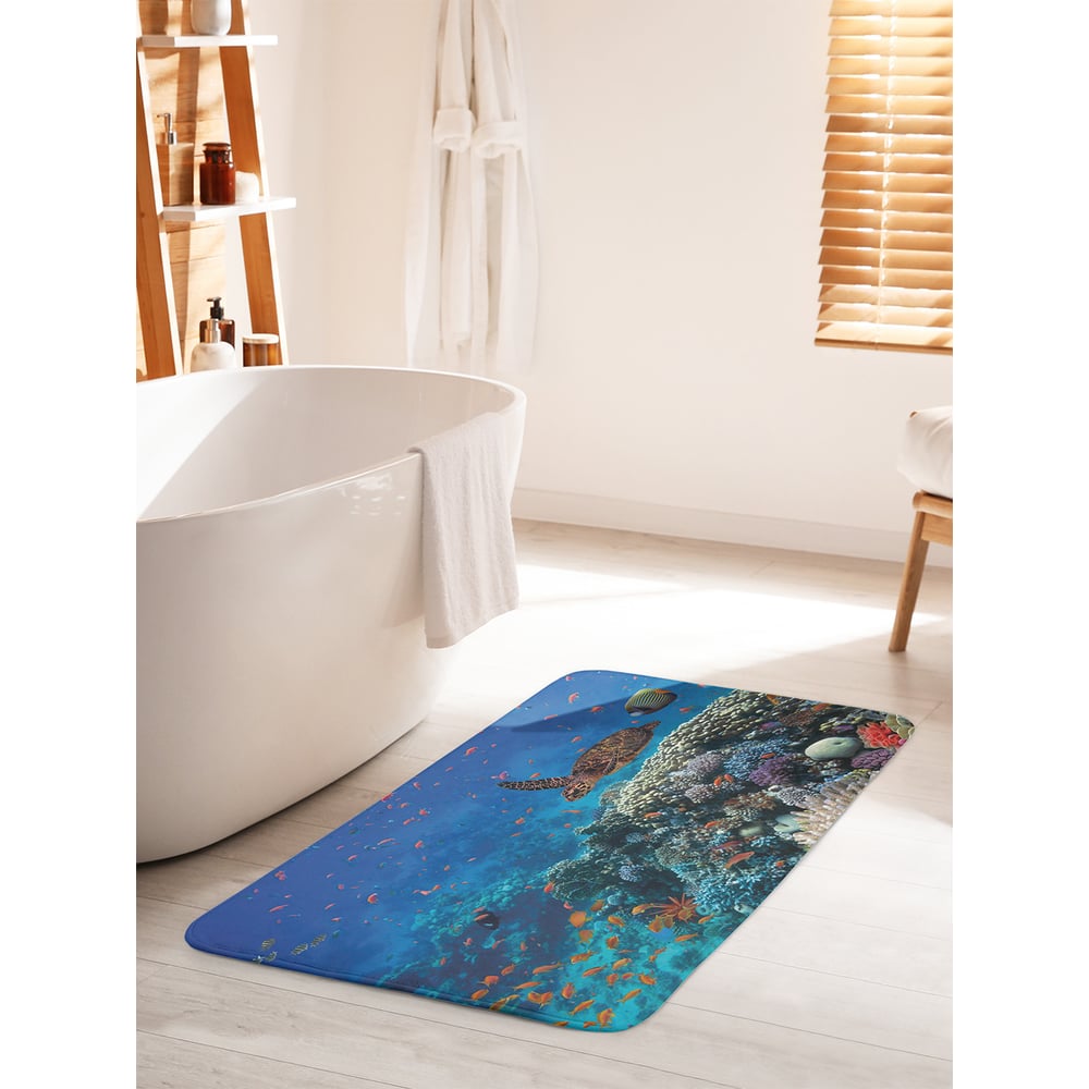 Изображение товара Коврик для ванной комнаты JOYARTY Океанская живность 60х100 см