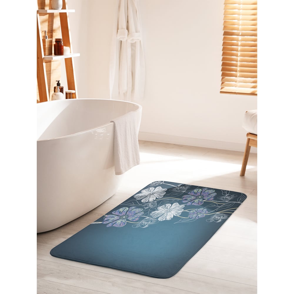 Изображение товара Коврик для ванной комнаты и туалета JOYARTY 60x100 см противоскользящий