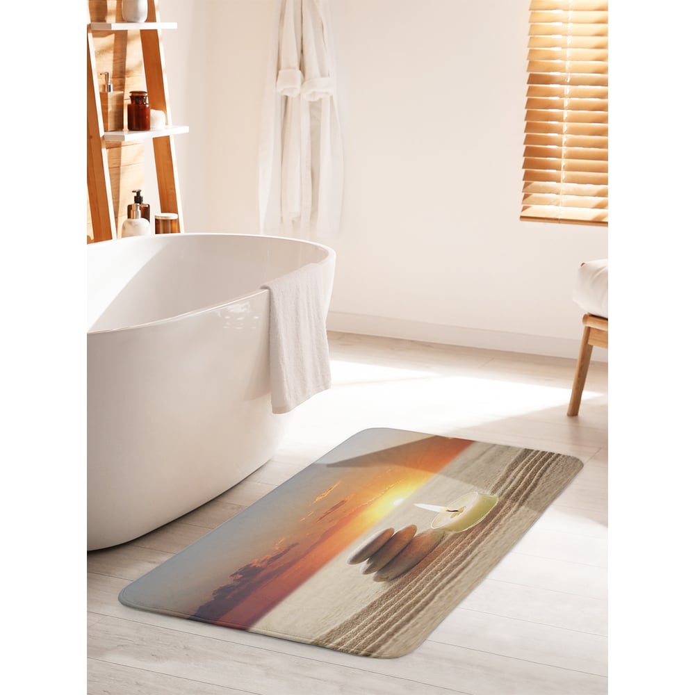 Изображение товара Коврик для ванной комнаты противоскользящий Морской закат 60х100 см JOYARTY