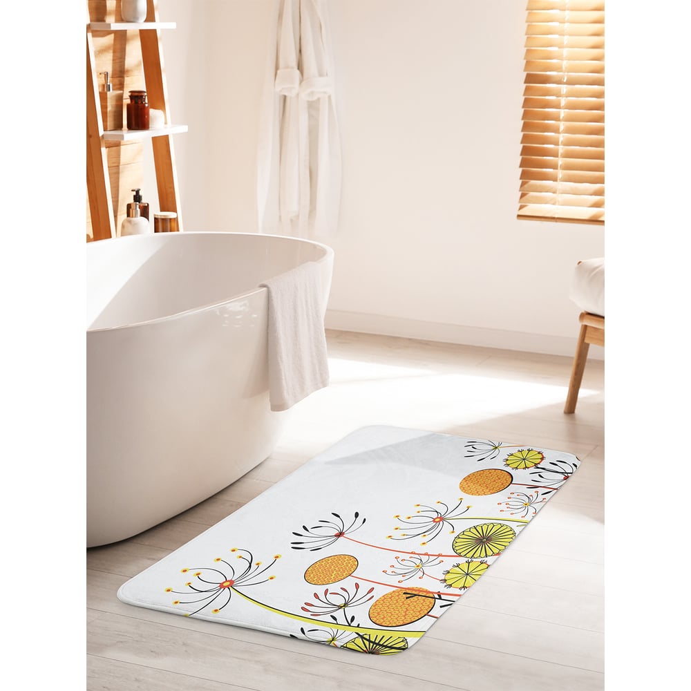 Изображение товара Коврик для ванной комнаты JOYARTY 60х100 см противоскользящий яркий дизайн