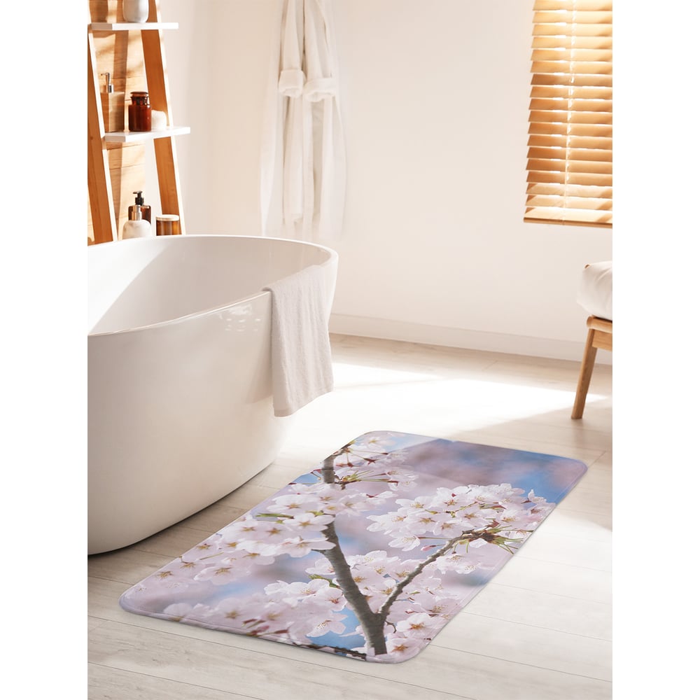 Изображение товара Коврик для ванной комнаты JOYARTY Цветки яблони 60х100 см