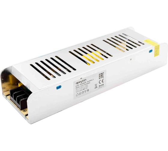 Изображение товара Блок питания Apeyron слим-метал 12В, 250Вт, IP20, 20,83А, 223х68х40мм 03-51