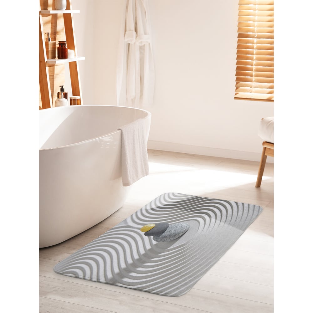 Изображение товара Коврик для ванной комнаты JOYARTY Песочные линии 60х100 см противоскользящий
