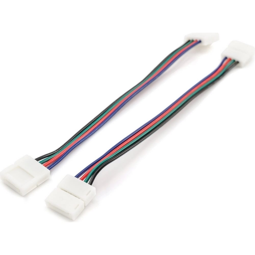 Комплект коннекторов для одноцветной светодиодной ленты Apeyron коннектор для светодиодной ленты 2pin 10 мм