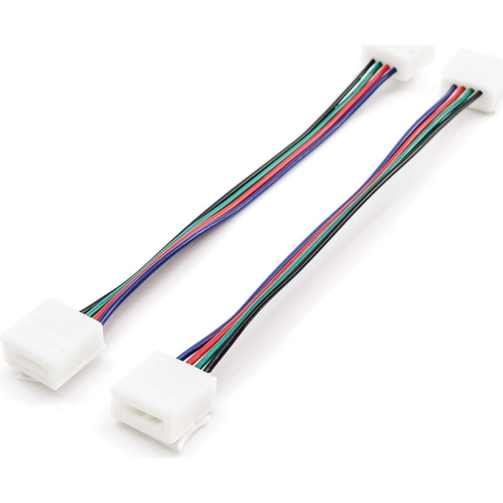 Комплект коннекторов для одноцветной светодиодной ленты Apeyron коннектор для светодиодной ленты 2pin 10 мм
