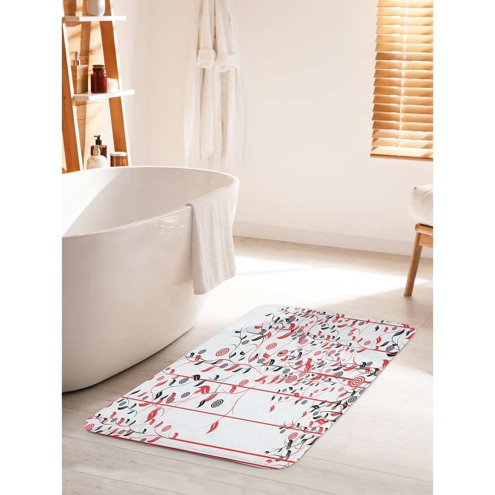 Изображение товара Коврик для ванной комнаты противоскользящий JOYARTY 60x100 см Высокие растения