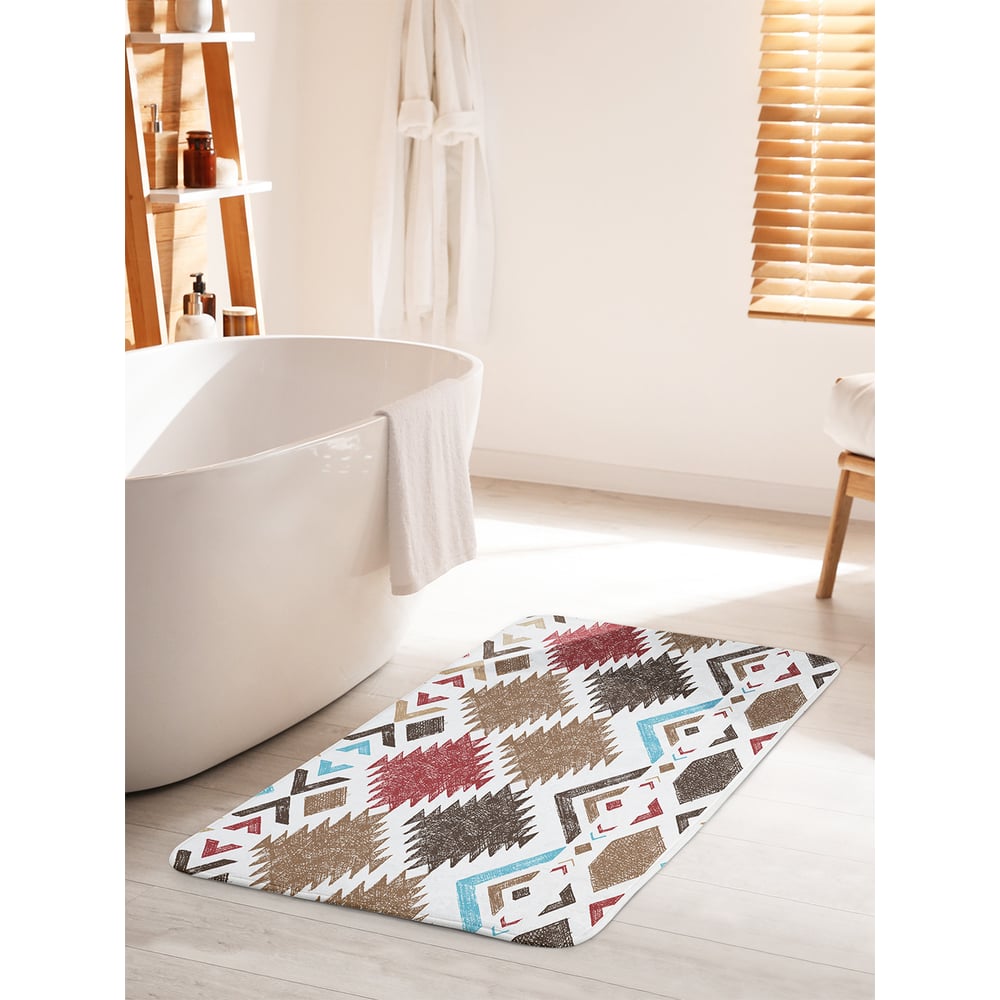 Изображение товара Коврик для ванной комнаты и туалета противоскользящий 60х100 см JOYARTY