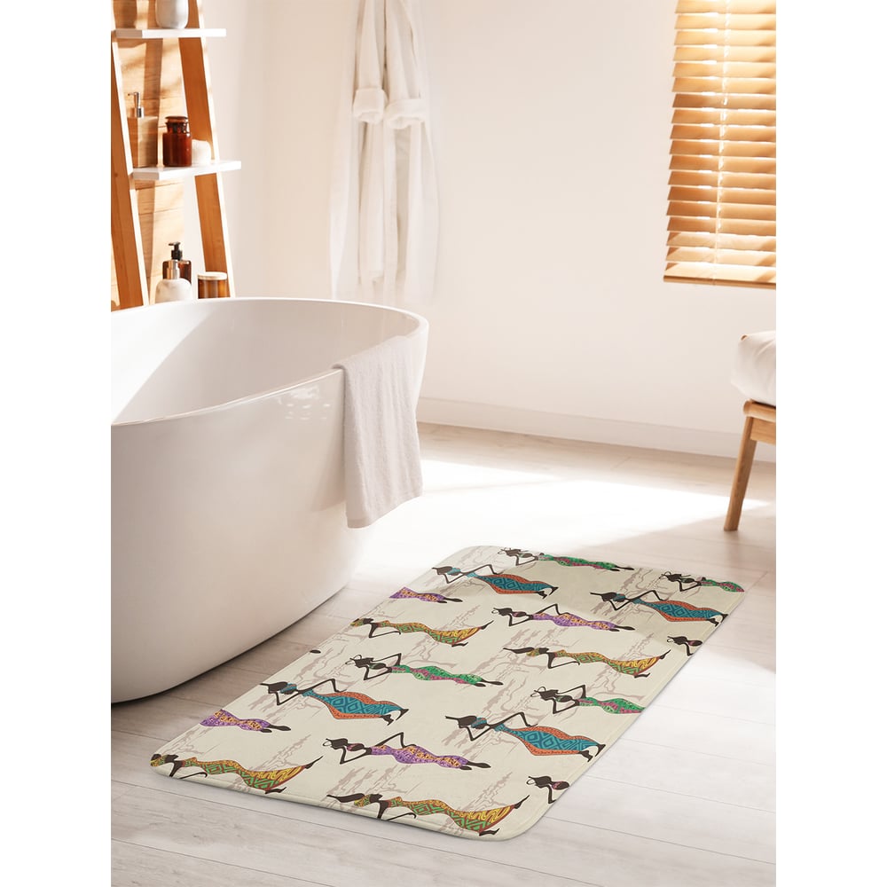 Изображение товара Коврик для ванной комнаты противоскользящий JOYARTY 60х100 см антискользящий