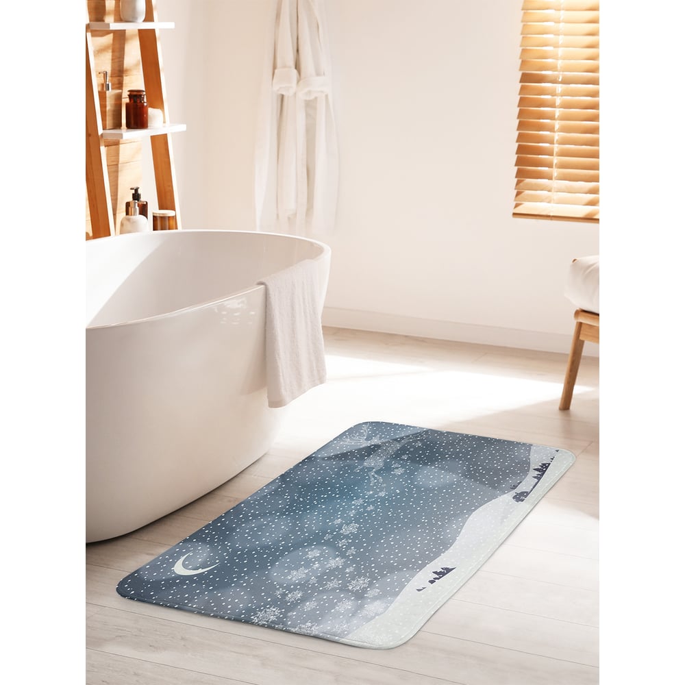 Изображение товара Противоскользящий коврик для ванной комнаты JOYARTY снежный олень 60x100 см