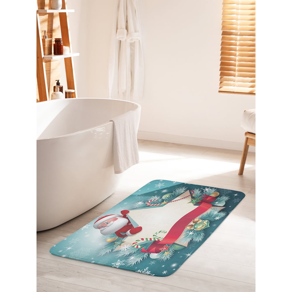 Изображение товара Противоскользящий коврик для ванной JOYARTY "Новогодняя звезда" 60х100 см