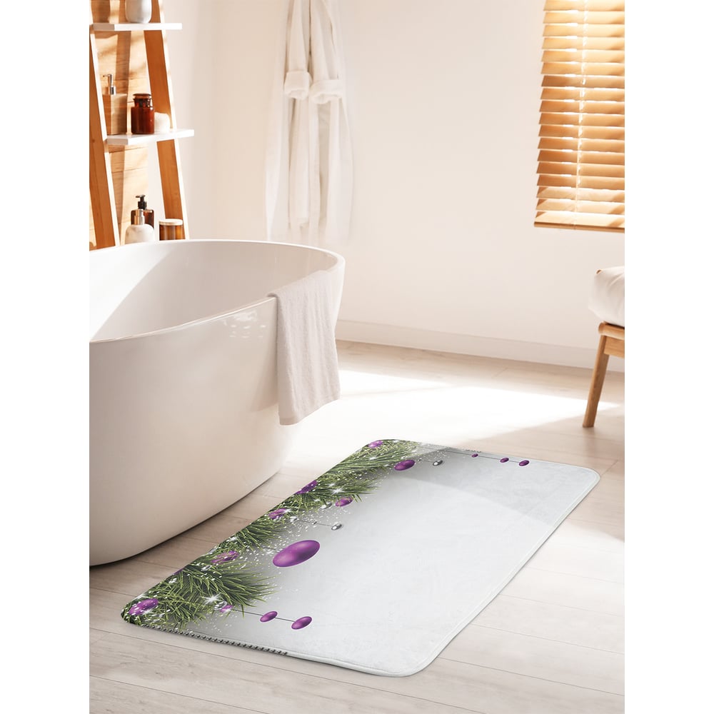 Изображение товара Противоскользящий коврик для ванной Joyarty 60х100 см антискользящее покрытие