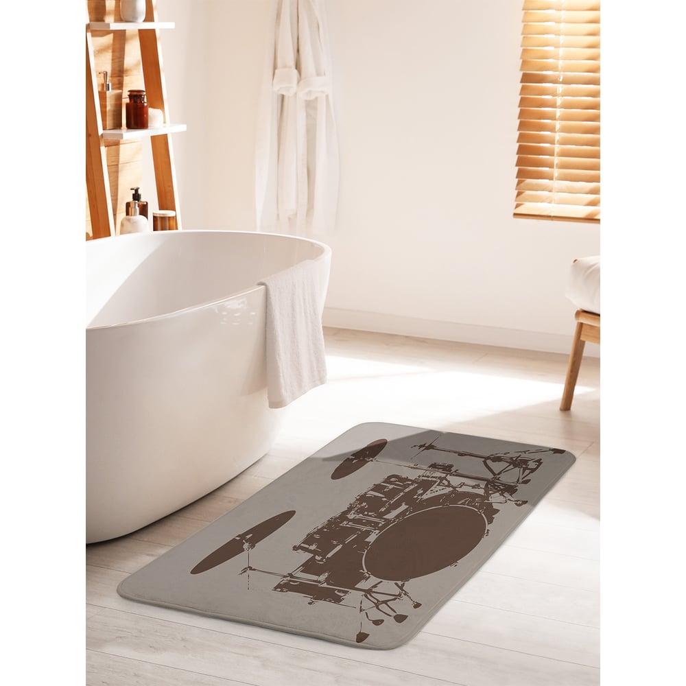 Изображение товара Противоскользящий коврик для ванной комнаты и туалета JOYARTY 60х100 см
