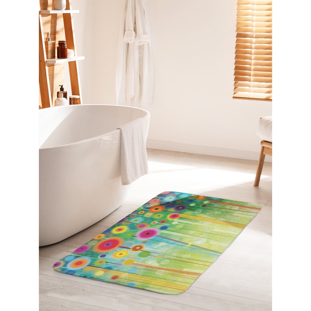 Изображение товара Коврик для ванной комнаты JOYARTY Взлет одуванчики 60x100 см противоскользящий