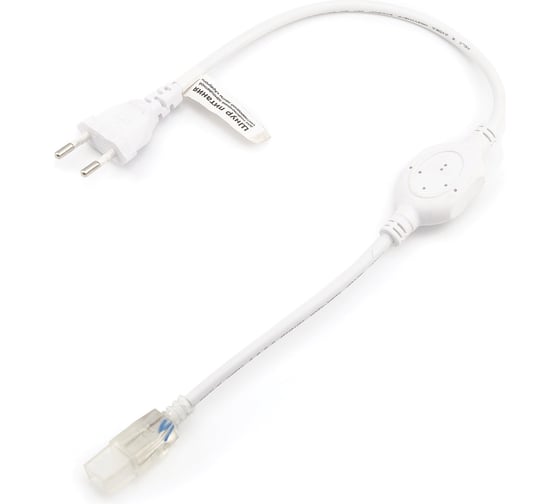 Изображение товара Шнур питания Apeyron для светодиодной монохромной ленты 220В / 03-44