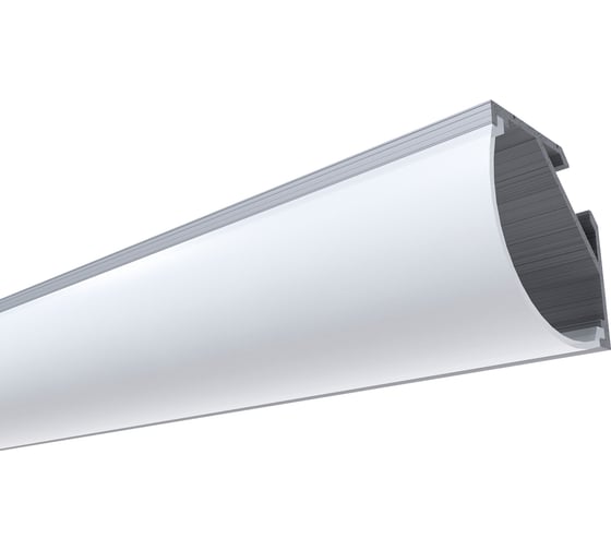 Изображение товара Алюминиевый угловой профиль Apeyron накладной, широкий рассеиватель 2м СПУ1616-А 08-04