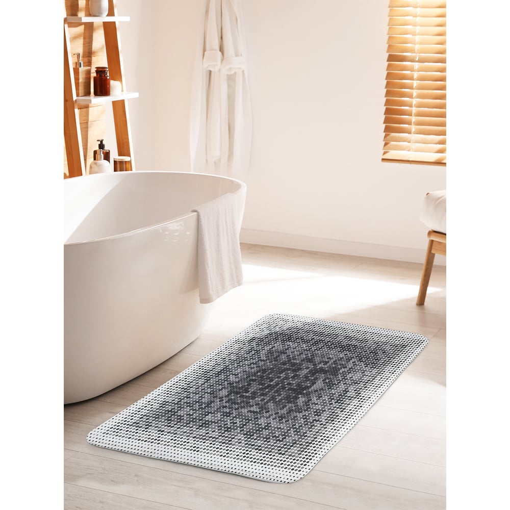 Изображение товара КОВРИК ДЛЯ ВАННОЙ КОМНАТЫ И ТУАЛЕТА ПРОТИСКОЛЬЗЯЩИЙ JOYARTY 60X100СМ