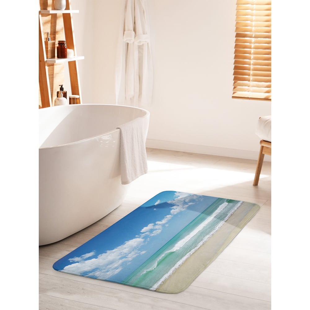 Изображение товара Коврик для ванной комнаты противоскользящий JOYARTY 60x100 см