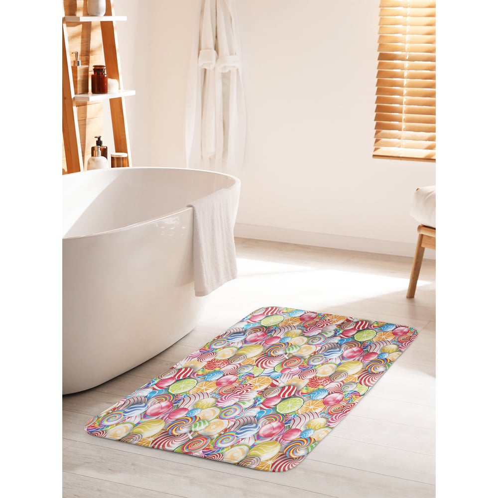 Изображение товара Коврик для ванной комнаты и туалета противоскользящий JOYARTY 60x100 см