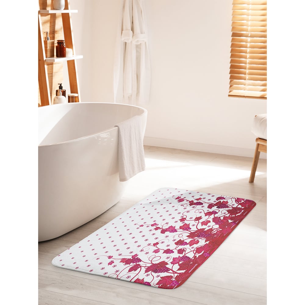 Изображение товара Противоскользящий коврик для ванной комнаты Виноградный сад 60х100 см JOYARTY