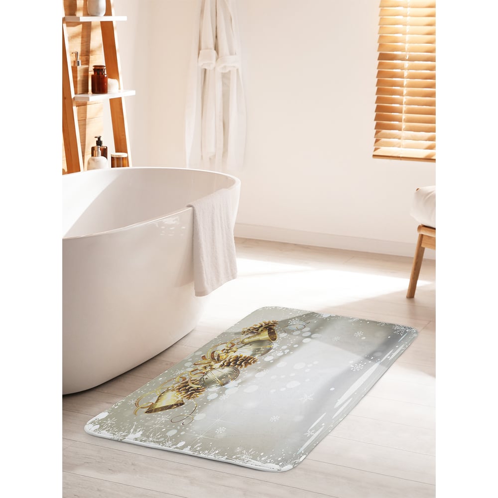 Изображение товара Противоскользящий коврик для ванной JOYARTY 60х100 см рождественский дизайн