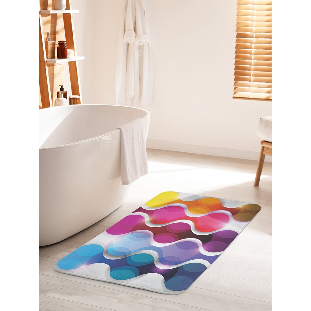Изображение товара Коврик для ванной комнаты противоскользящий JOYARTY 60x100 см
