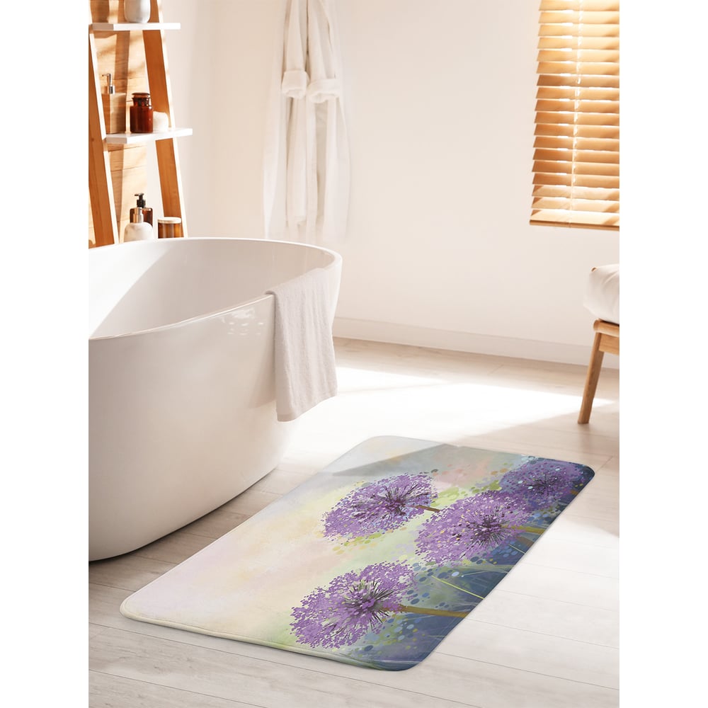 Изображение товара Коврик для ванной комнаты противоскользящий JOYARTY 60x100 см яркий дизайн