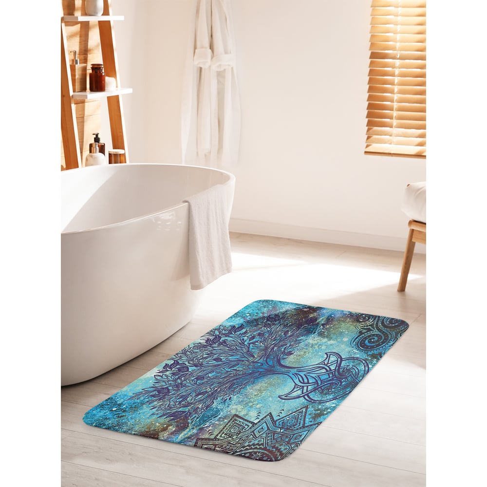 Изображение товара Коврик для ванной комнаты и туалета JOYARTY 60х100 см противоскользящий