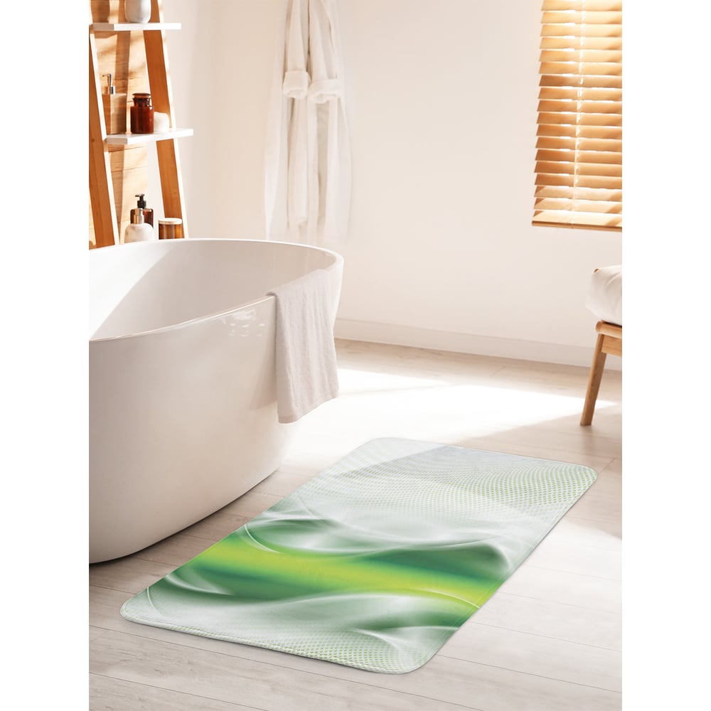 Изображение товара Коврик для ванной комнаты и туалета JOYARTY Дух травы 60х100 см противоскользящий