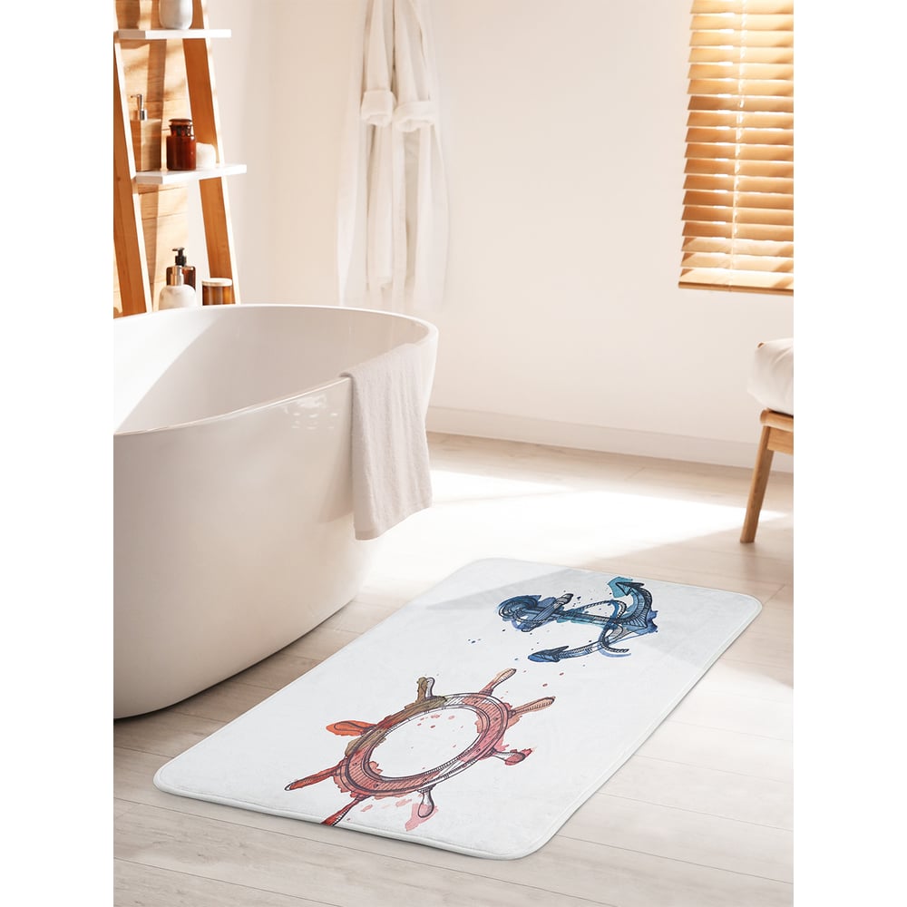 Изображение товара Коврик для ванной комнаты и туалета противоскользящий JOYARTY 60х100 см