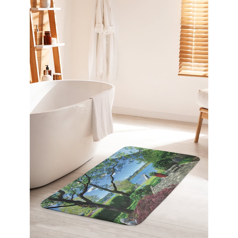 Изображение товара Коврик для ванной комнаты и туалета JOYARTY 60x100 см противоскользящий