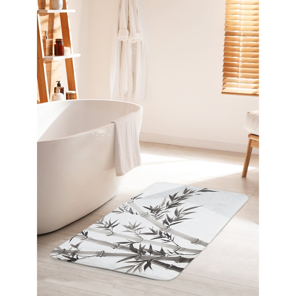 Изображение товара Коврик для ванной комнаты и туалета противоскользящий JOYARTY Небесный бамбук 60х100 см