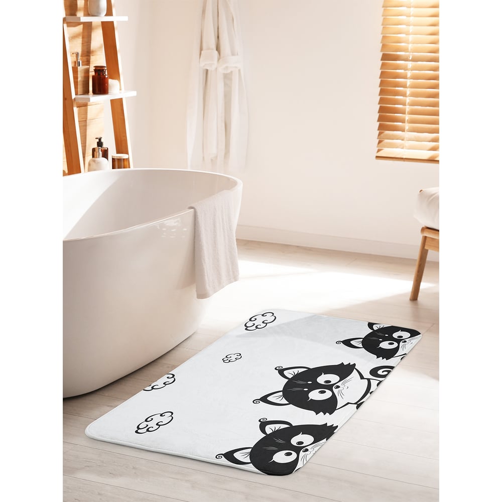 Изображение товара Коврик для ванной комнаты противоскользящий JOYARTY 60х100 см