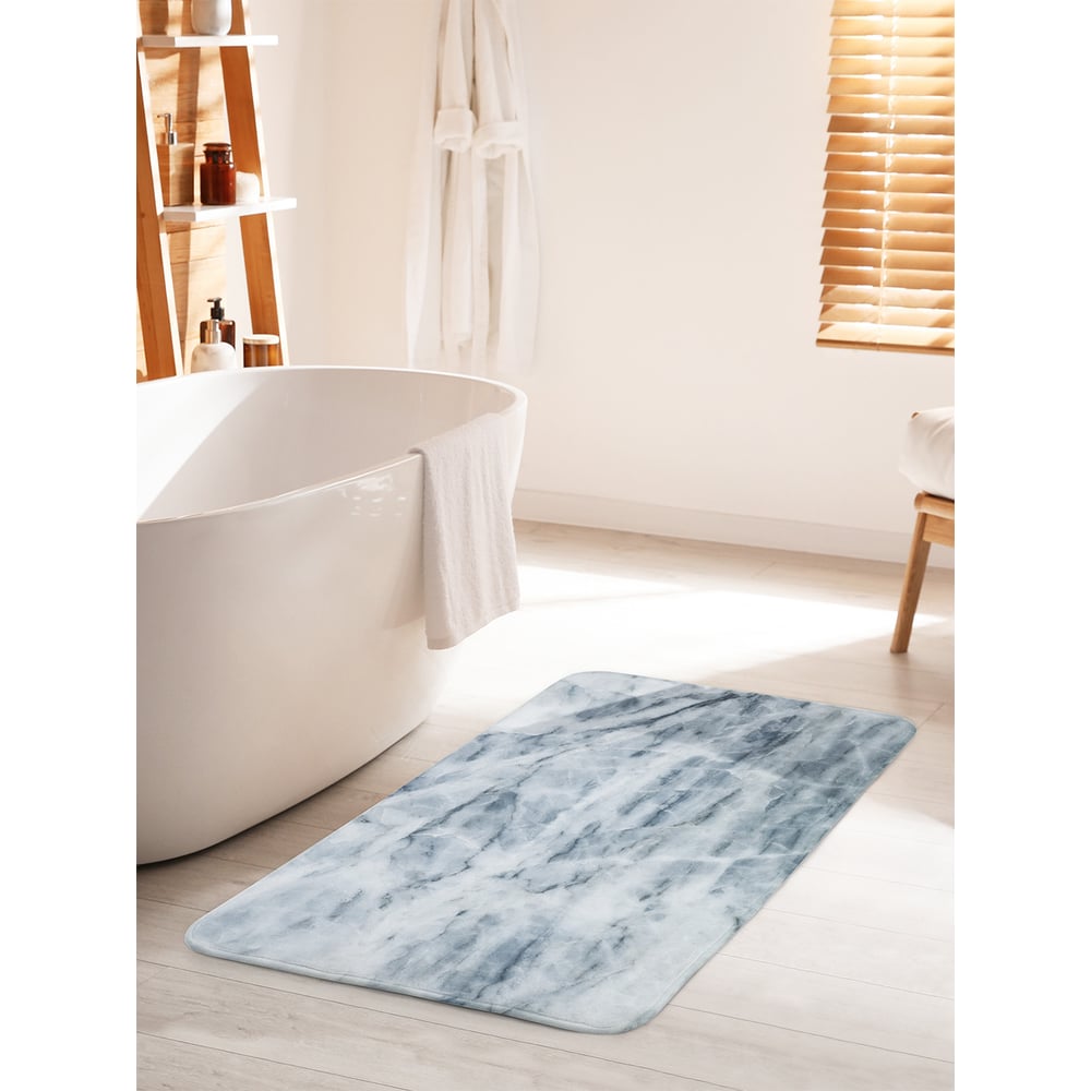 Изображение товара Коврик для ванной комнаты и туалета JOYARTY Мрамор 60х100 см противоскользящий