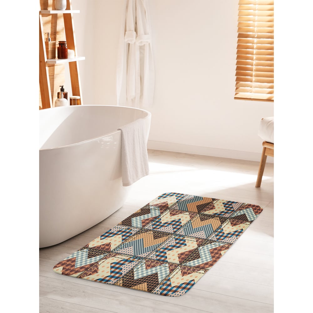 Изображение товара Коврик для ванной комнаты и туалета JOYARTY 60х100 см противоскользящий стильный