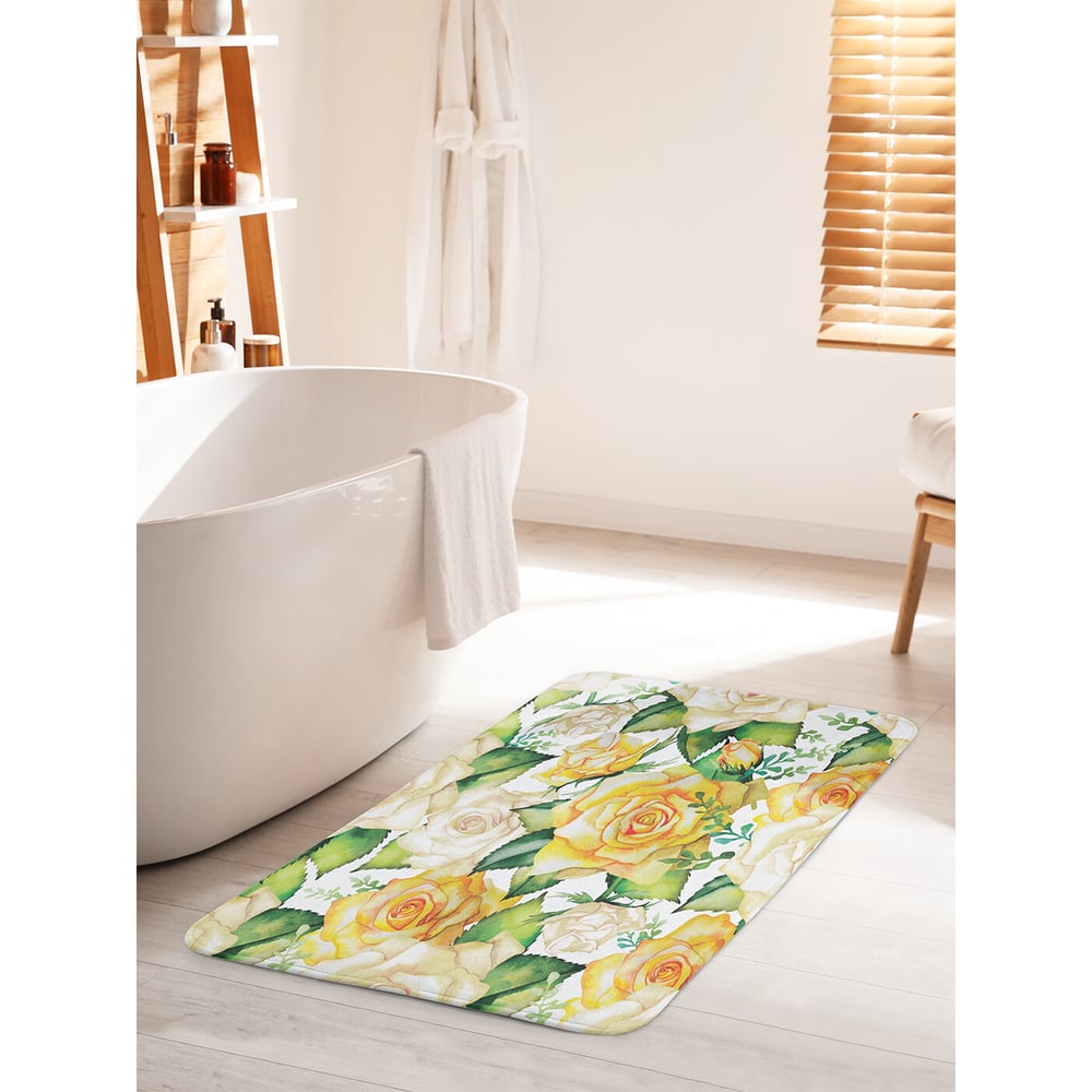 Изображение товара Противоскользящий коврик для ванной комнаты JOYARTY 60х100 см, яркие цвета