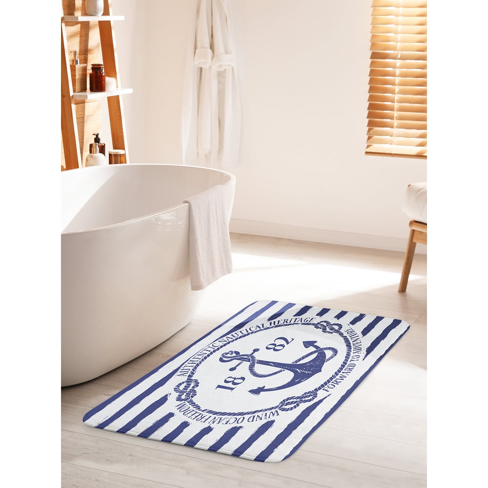 Изображение товара Коврик для ванной JOYARTY с противоскользящим покрытием 60х100 см