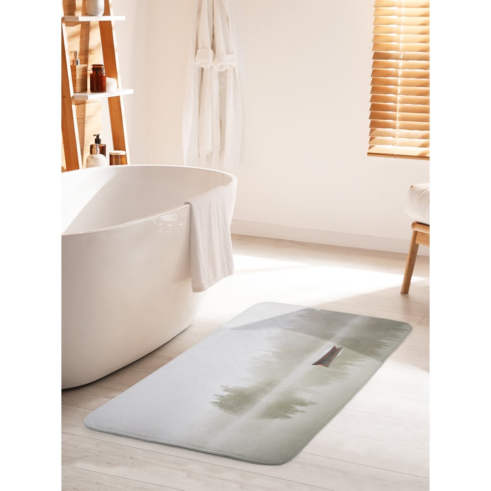 Изображение товара Противоскользящий коврик для ванной 60х100 см JOYARTY 'Потерянная лодка'