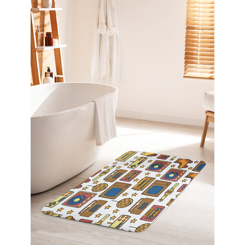 Изображение товара Коврик для ванной комнаты противоскользящий JOYARTY 60x100 см