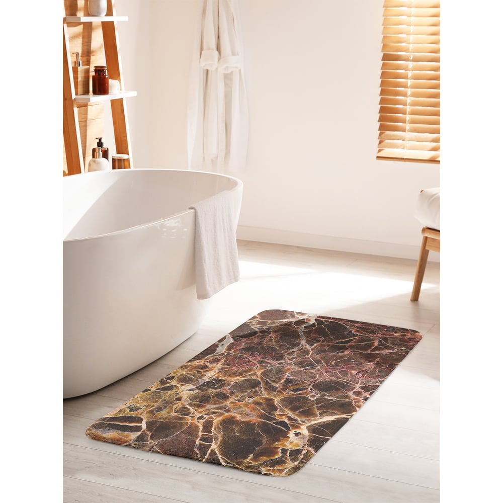 Изображение товара Коврик для ванной комнат JOYARTY противоскользящий Гранитные трещины 60х100 см