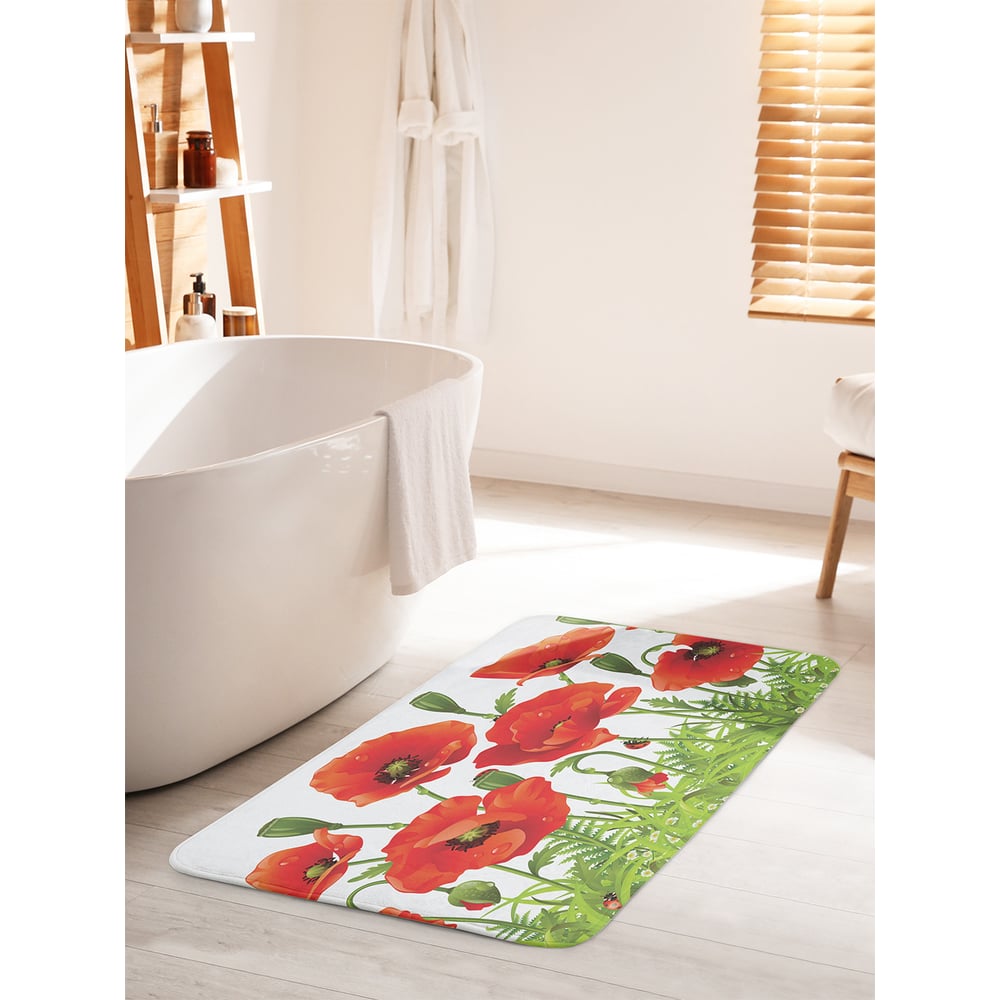 Изображение товара Коврик для ванной комнаты и туалета противоскользящий JOYARTY 60х100 см