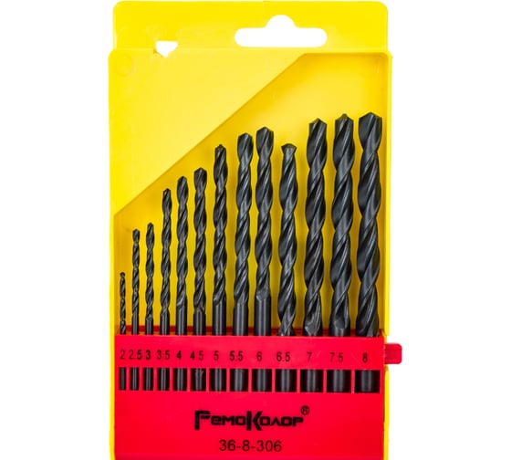 Изображение товара Набор сверл по металлу 13 шт. РемоКолор 36-8-306