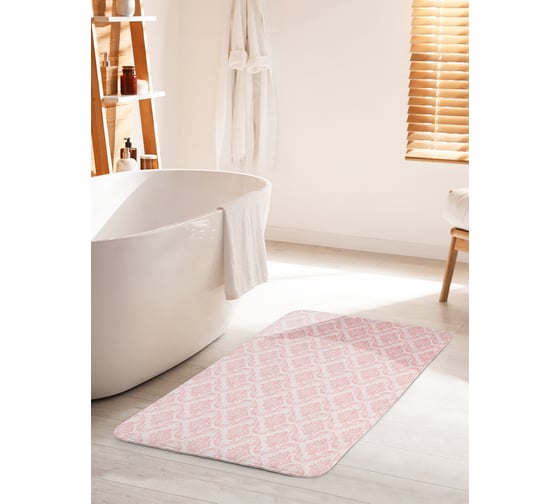 Изображение товара Коврик для ванной комнаты и туалета противоскользящий JOYARTY "Загадочное цветение" 60х100 см bath_13202_60x100