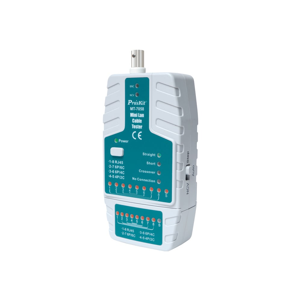 Изображение товара Кабельный тестер ProsKit MT-7058 для проверки кабелей и электросетей
