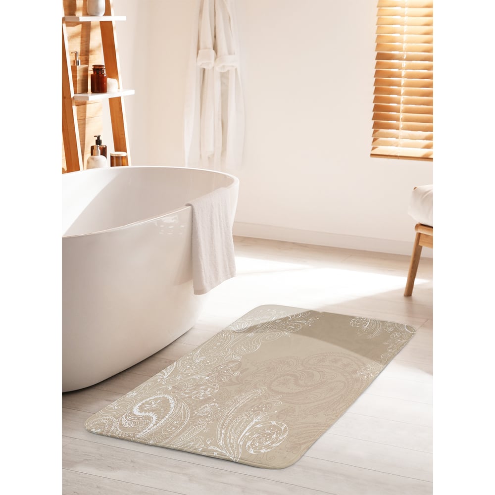 Изображение товара Коврик для ванной комнаты противоскользящий JOYARTY Ветреные лепестки 60х100 см