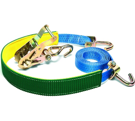 Изображение товара Стяжной ремень для авто 3м, 1,5/3,0 т РОМЕК 35.15.3.1.1.А 2000000007847