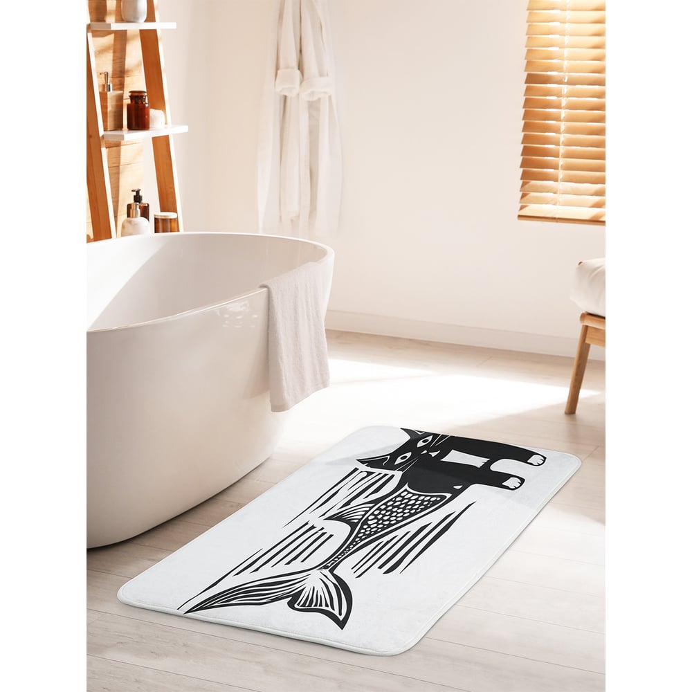 Изображение товара Коврик для ванной JOYARTY с противоскользящим покрытием 60х100 см