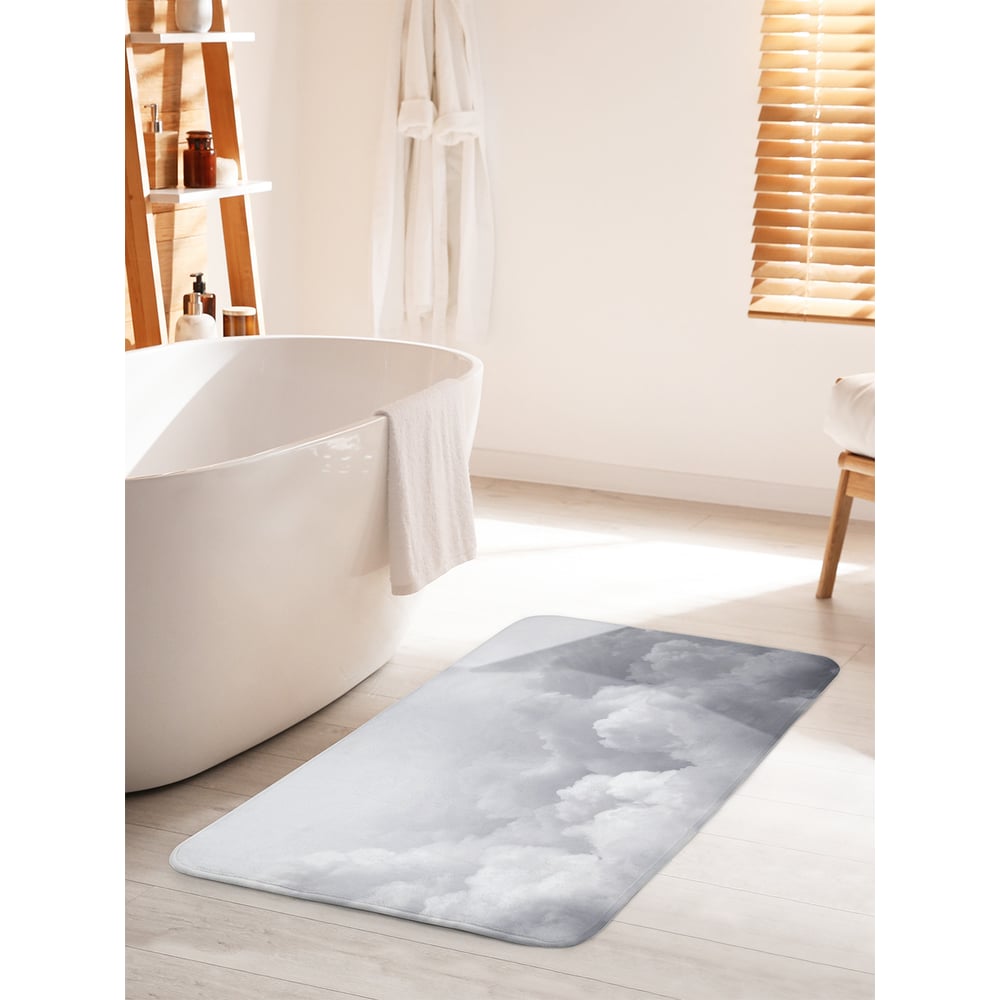 Изображение товара Коврик для ванной комнаты JOYARTY Светлая облачность 60х100 см